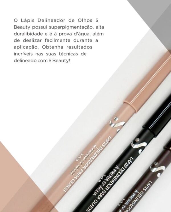 Lápis de Olhos Delineador Suelen Beauty - A prova d’água