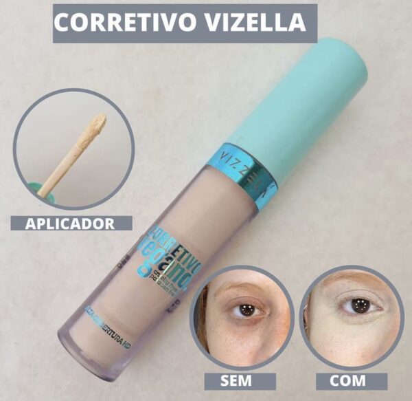 Corretivo Líquido Vizzela Vegano - Image 3