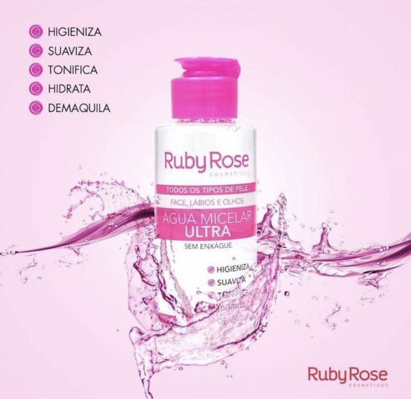 Água Micelar Ultra - Ruby Rose - 120 ml - Imagem 2