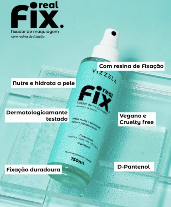 Fixador de Maquiagem Vizzela Real Fix - Imagem 2