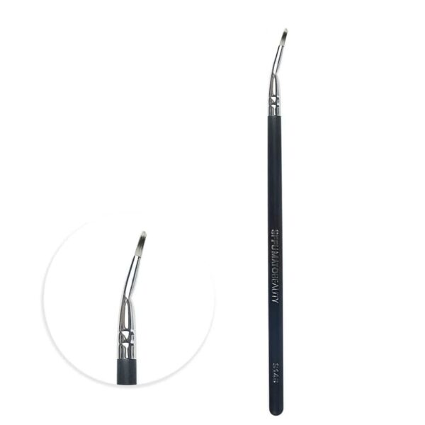 Pincel para Maquiagem S145 Curvo para Delinear by Sffumato Beauty