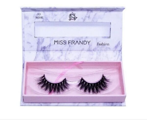 Cílios Postiços Miss Frandy 6 D 408 Efeito Mink