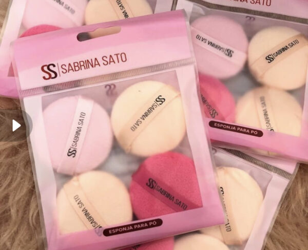 Esponja de Maquiagem Kit para Pó ou Apoio Sabrina Sato - 4 unidades - Imagem 2