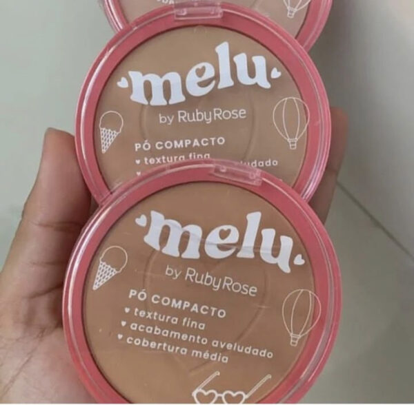 Pó Compacto Melu - Ruby Rose