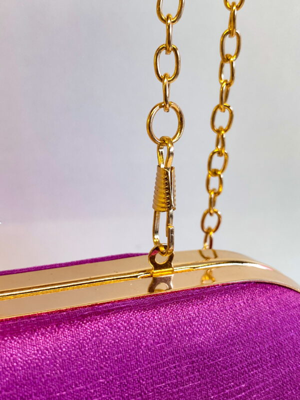 Bolsa Clutch Luxo Tecido - Imagem 3