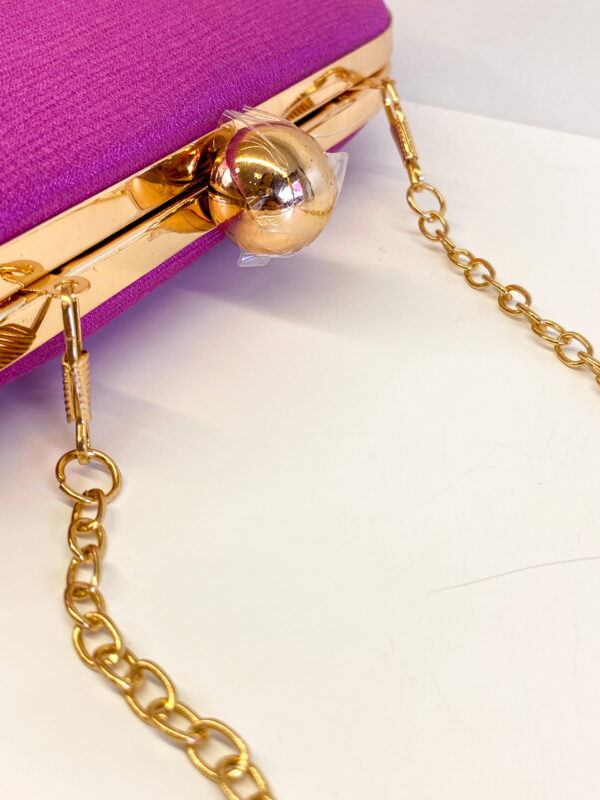Bolsa Clutch Luxo Tecido - Imagem 4