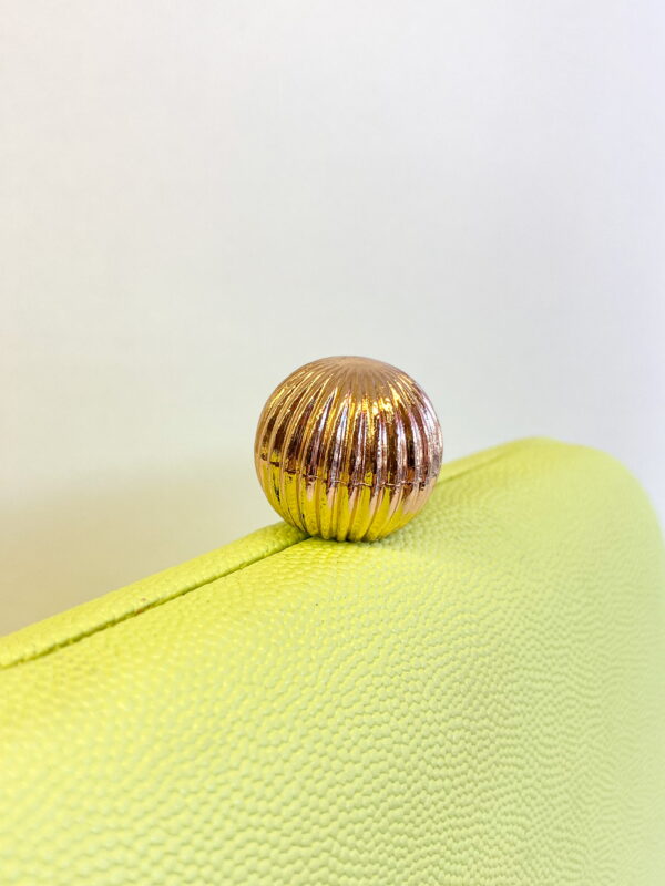 Bolsa Clutch Luxo Texturizada Lemon Green - Imagem 4