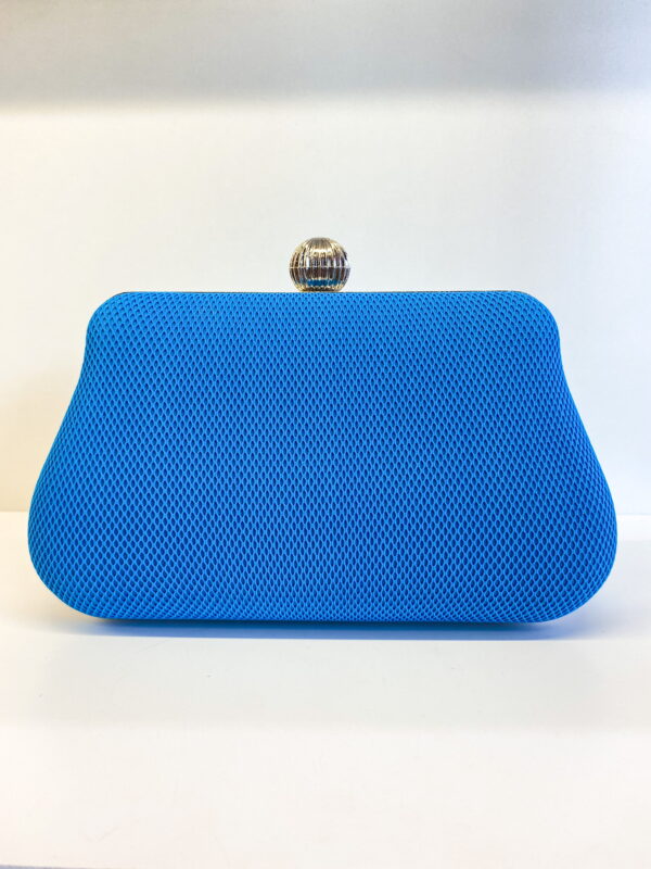 Bolsa Clutch Texturizada Luxo Azul Royal