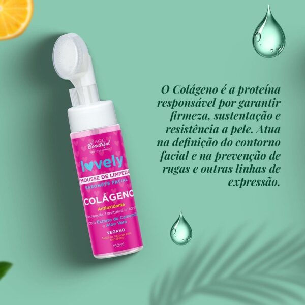 Sabonete Mousse de Limpeza Colágeno