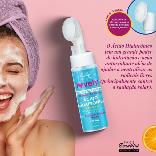 Sabonete Mousse de Limpeza Ácido Hialurônico
