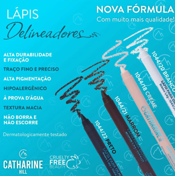 Lápis Delineador Catharine Hill Nova Fórmula