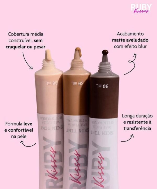 Base Líquida Ruby Kisses Skin Tint Fluida by Kiss New York - Image 3