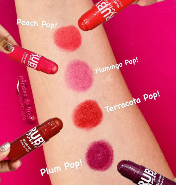 Blush em Stick Melon Pop Ruby Kisses by New York - Image 3