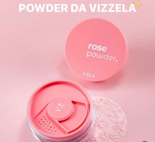 Pó Facial Rose Powder Vizzela