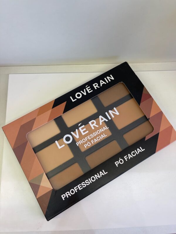 Paleta de Pó Facial Profissional Love Rain - Imagem 2