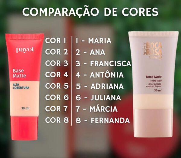 Base Líquida Payot Mate Alta Cobertura - Image 3