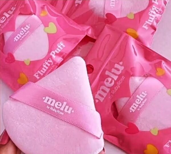 Esponja para Pó Melu Fluffy Puff