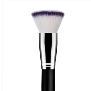 Pincel de Base Day Makeup F18 Kabuki Flat Top Fibra Ótica