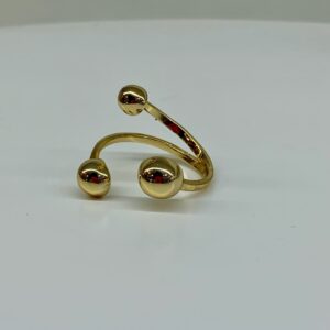 Anel Ajustável Folheado