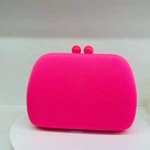 Bolsa Clutch Luxo Rosa Choque