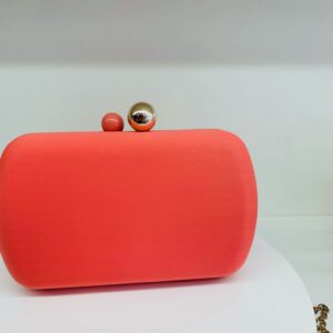 Bolsa Clutch Luxo Salmon